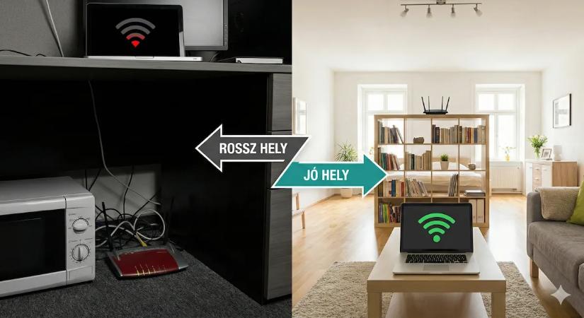 Ne a sarokba tedd: Így helyezd el a routert, hogy minden szobában gyors legyen a Wi-Fi