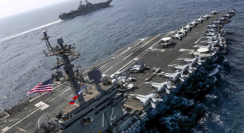 Trump: Hatalmas amerikai hadiflotta tart Irán felé
