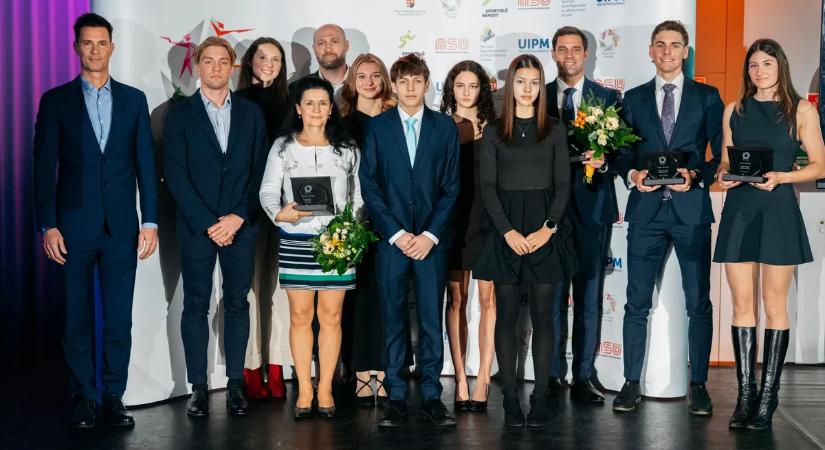 Koleszár Mihály és Guzi Blanka 2025 legjobb magyar öttusázója