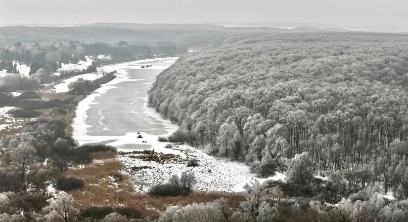 A tél csendje a Desedán – amikor jégbe dermed a somogyi táj