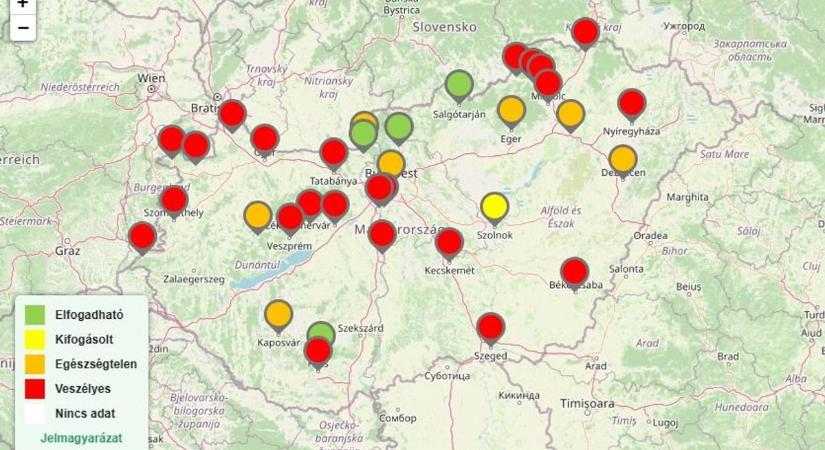 Gyorsan csukja be az ablakot, bejelzett a szolnoki mérőállomás