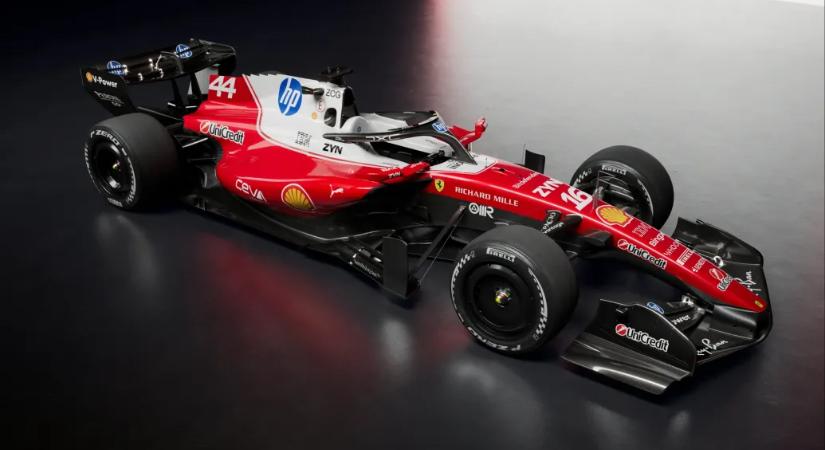 Forma–1: piros-fehér lesz a Ferrari 2026-os versenyautója
