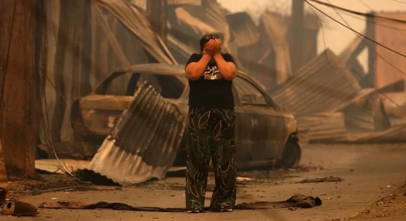 Elfogták a férfit, aki miatt lángba borult Chile