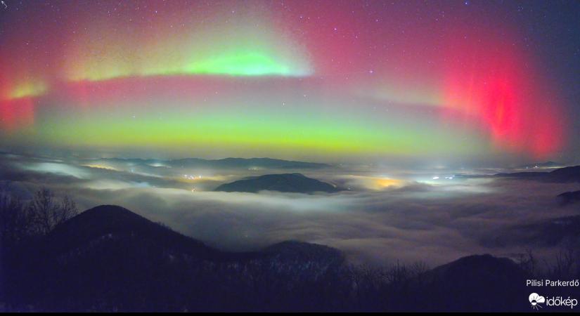Ismét felfénylett a sarki fény hazánk egén!