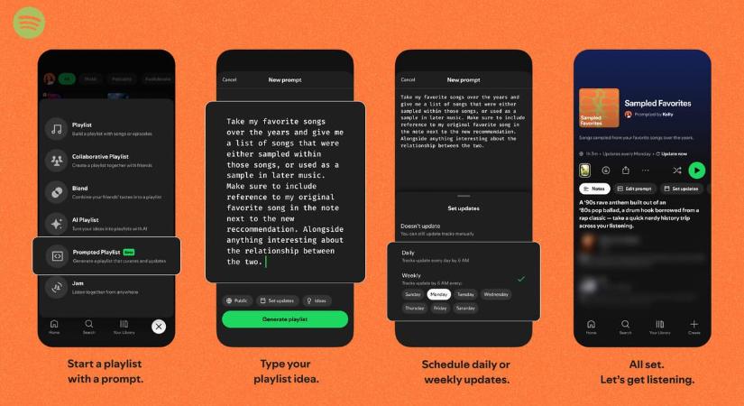 Bejött a felhasználóknak a Spotify új lejátszási listája