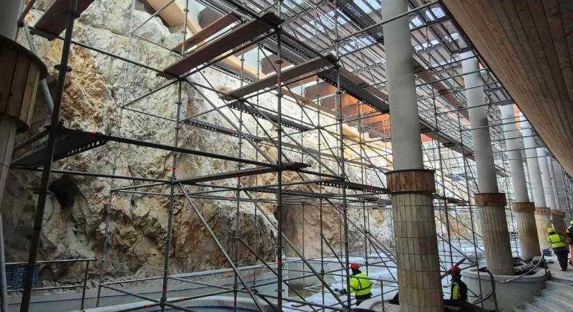 Így halad a Barlangfürdő felújítása