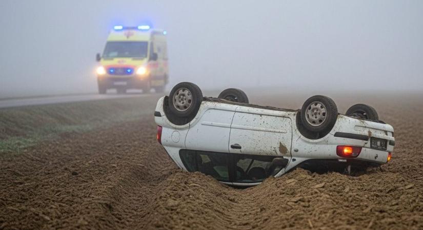 Hétköznapi hős mentett életet a ködös úton