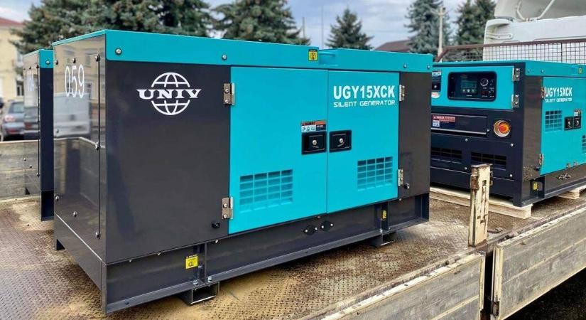 Ukrajna 3,7 millió euró értékben kap generátorokat az Európai Unió stratégiai tartalékaiból