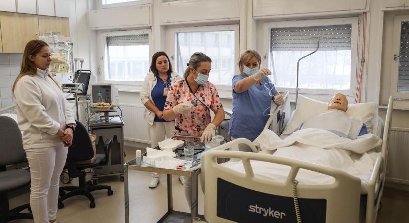 Nem mindennapi próbatétel várt a vármegye kórházi dolgozóira – videóval, képgalériával