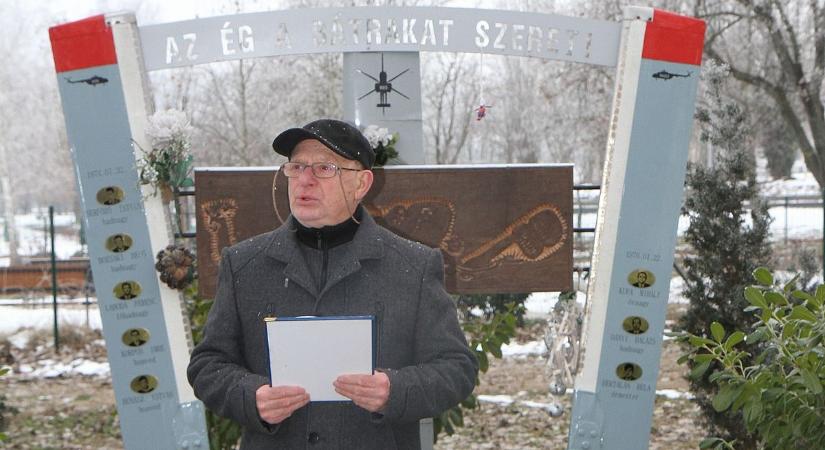 A levegő hőseire emlékeztek Balatonalmádiban