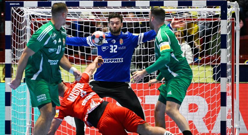 Mínusz hétről felállt a magyar férfi kézilabda-válogatott, de csak döntetlenre futotta Svájc ellen