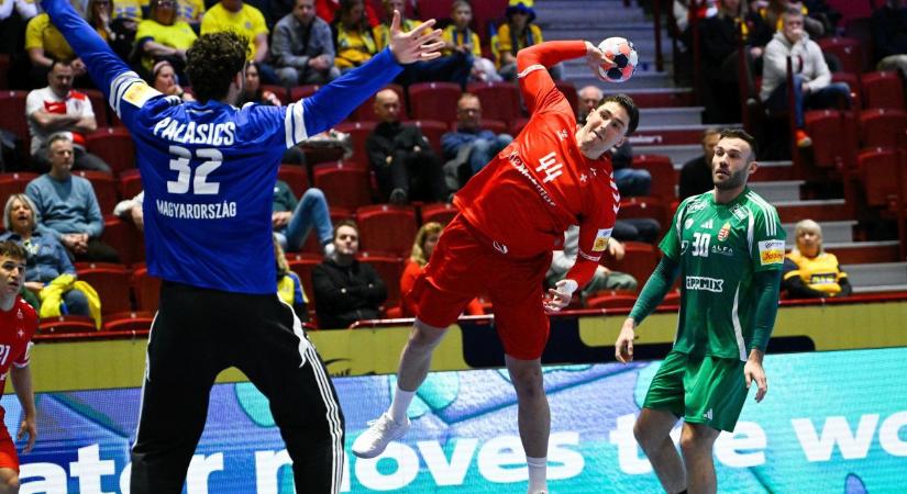 A magyar férfi kézilaba-válogatott döntetlent játszott Svájccal