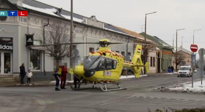 Mentés közben szenvedett balesetet egy mentőhelikopter Nyírbátorban – videó