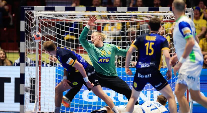 Második félidős remekléssel a svédek legyőzték Szlovéniát a férfi kézi Eb-n