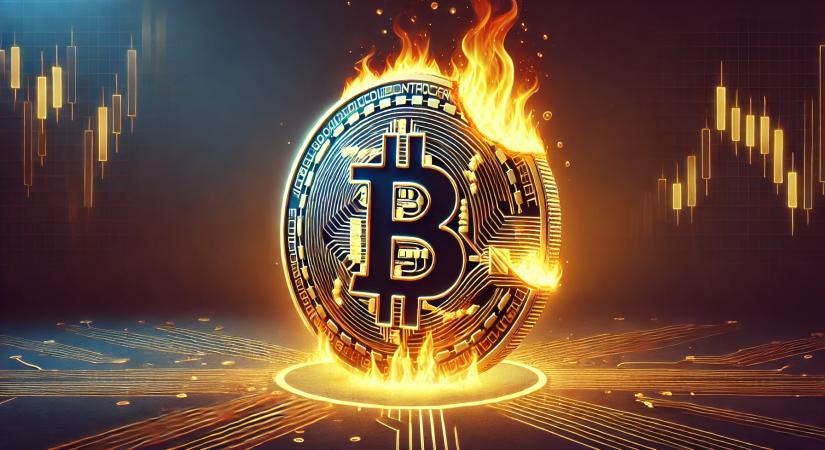 Veszélyzónába lépett a Bitcoin árfolyama – Elolvadtak a befektetői nyereségek, mi jöhet ezután?