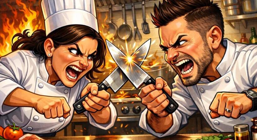 Kitört a séf-vezuv – Wossala Rozina, kontra Rácz Jenő