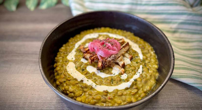 Currys lencsefőzelék sült fekete retekkel – extra gyulladáscsökkentő, májtámogató hatással