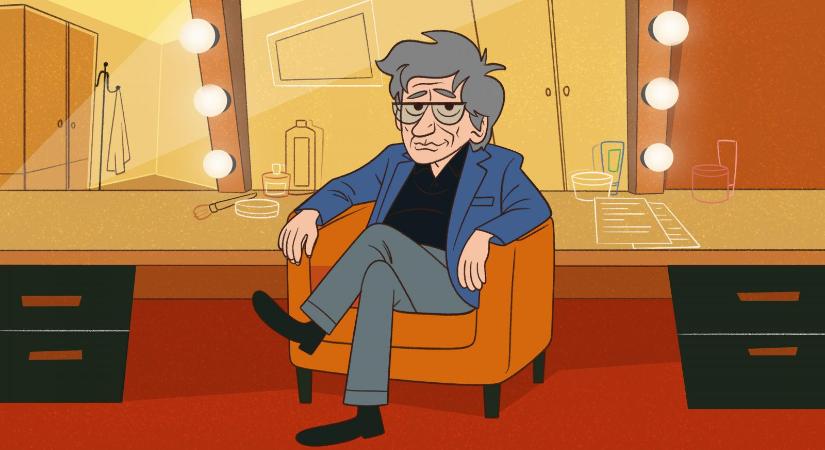 Kern András mint rajzfilmfigura