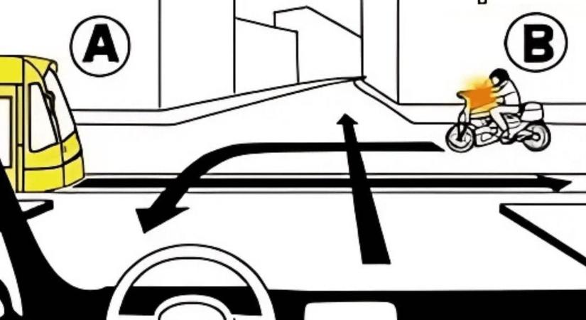 A kormány helyett a KRESZ-könyvet forgasd, ha ebben a kereszteződésben elveszel