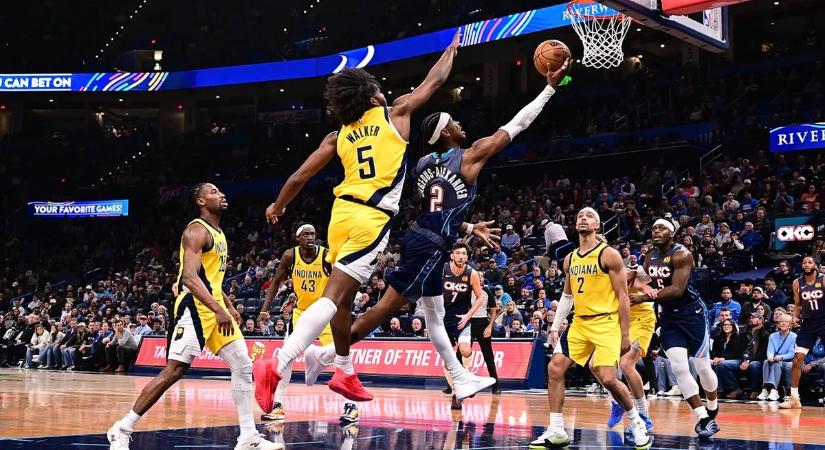 Főcsoportelsők fekete napja az NBA-ben: az Oklahoma és a Detroit is kikapott saját közönsége előtt