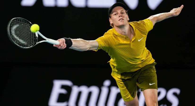 Australian Open: Sinner megszenvedett a hőséggel, szettet vesztett, de továbbjutott