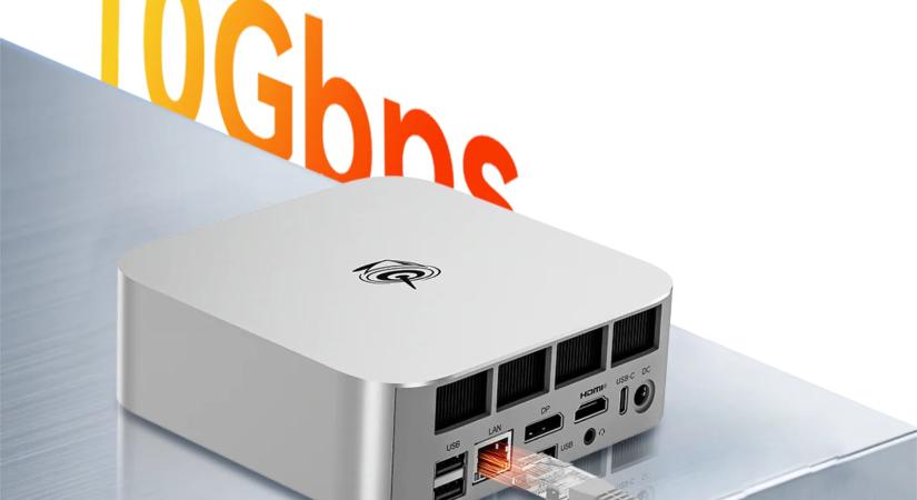 Az AMD új mobil APU egységei köré épülnek a Beelink apró asztali PC-i – 10 GbE port is van rajtuk