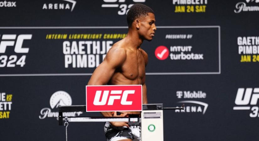 Félelmetes jelenet: mérlegelés után ájultan esett össze a ketrecharcos