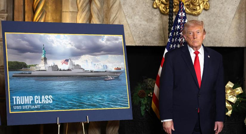 A Trumpról elkeresztelt új hajóosztály még lejjebb húzza az USA haditengerészetét az örvényben, amelyben 40 éve vergődik