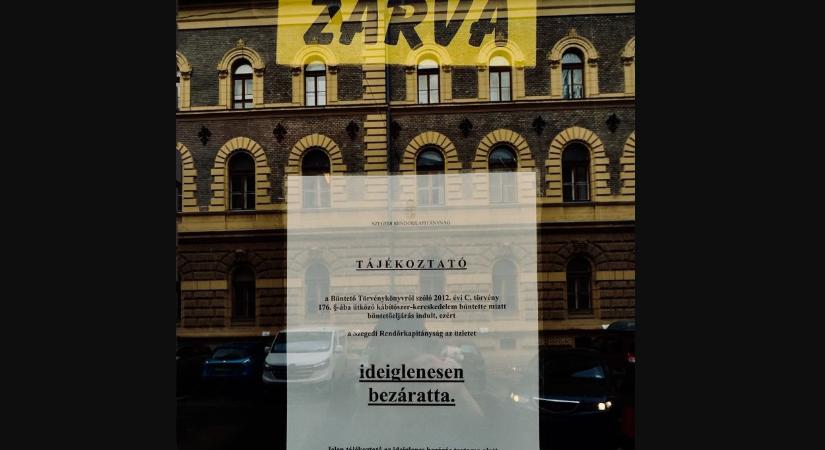 Drogkereskedelem miatt záratott be a rendőrség egy szórakozóhelyet Szeged belvárosában