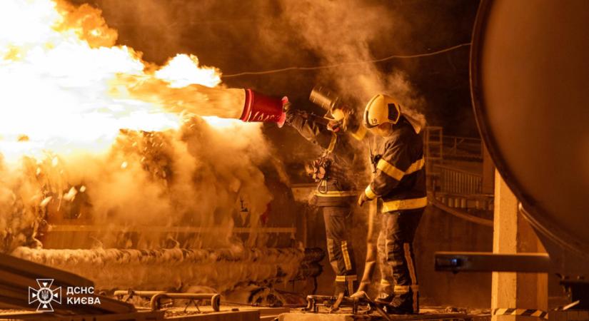 Egy ember meghalt és többen megsebesültek Kijevben dróntámas miatt