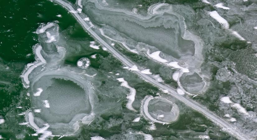 Ne lépjenek a természetes vizeink jegére, mert már életveszélyes!