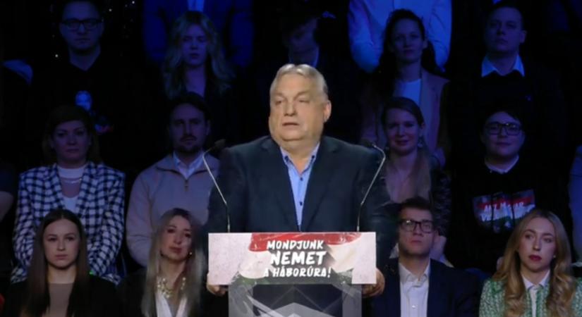 Orbán Viktor Kaposváron: nagy nemzeti összefogásra lesz szükség, hogy Magyaroszágot kívül tartsuk a háborún