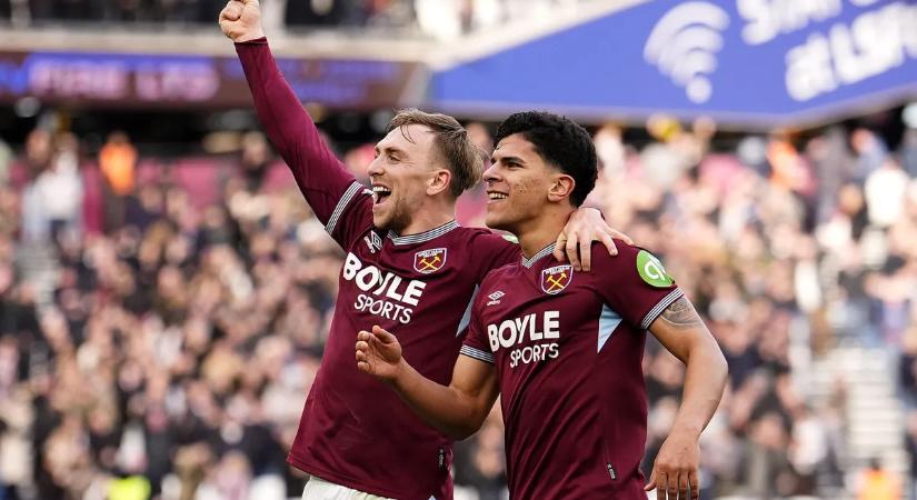 PL: tovább éledezik a West Ham, amely esélyt sem adott a Sunderlandnek
