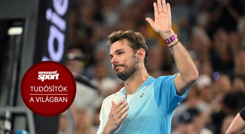 Stan Wawrinka elbúcsúzott az ausztrál közönségtől