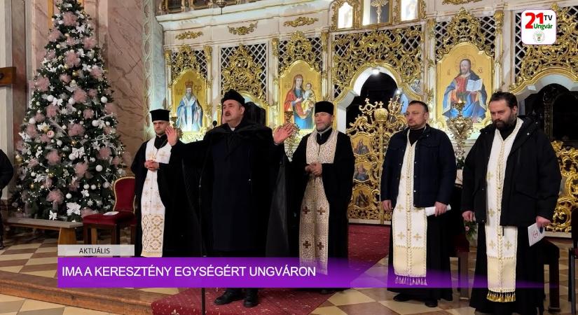 Aktuális (2026.01.24) - Ima a keresztény egységért Ungváron (videó)