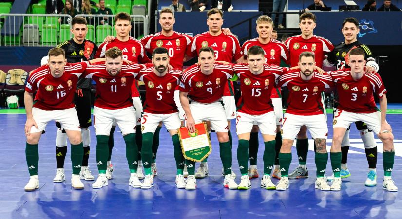 Sporttörténelem: győzelemmel kezdte a futsal Európa-bajnokságot a magyar válogatott