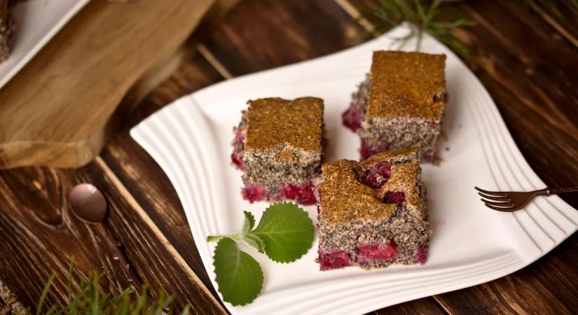 A legegyszerűbb meggyes-mákos süti, amit lehetetlen elrontani