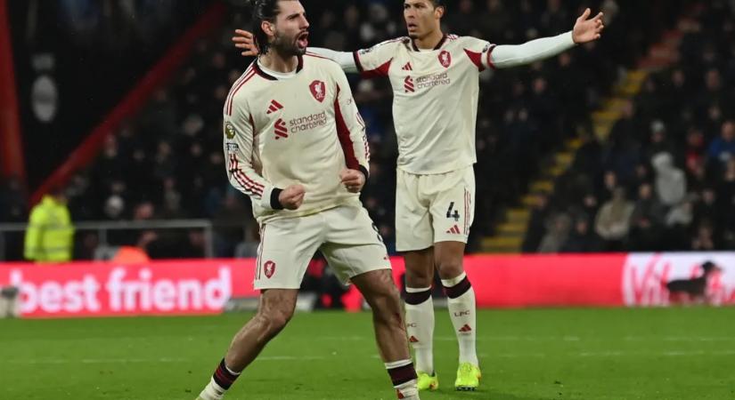 Szoboszlai szabadrúgásgólt lőtt és gólpasszt is adott, de ez is kevés volt a Liverpool győzelméhez