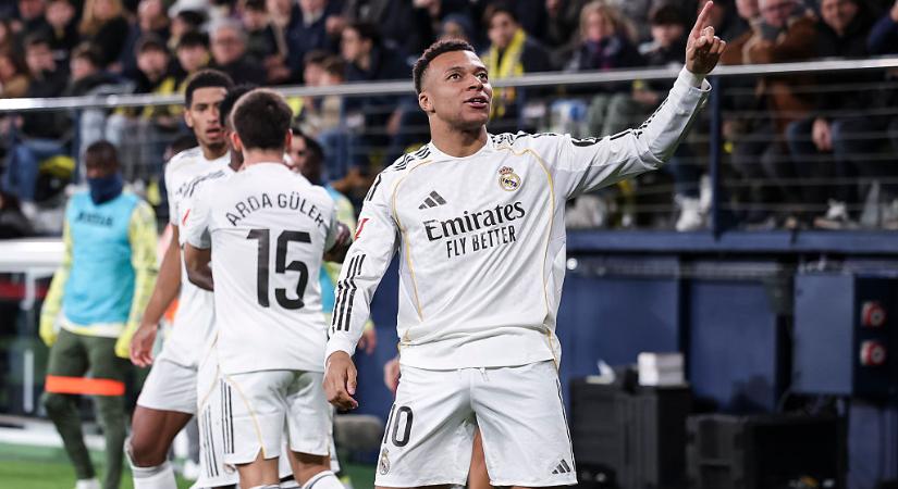 La Liga: Mbappé duplájával legyűrte a Villarrealt a Real Madrid! – videóval