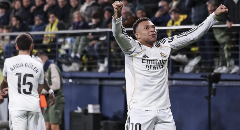 Mbappé meglőtte a 20. bajnoki gólját, majd panenkázós büntetővel biztosította be a Real Madrid sikerét