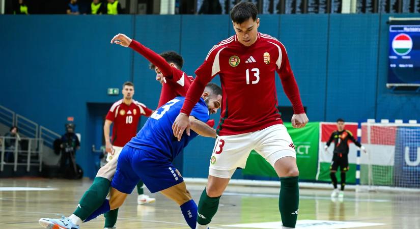 Csodagóllal nyerte története első Eb-meccsét a magyar futsalválogatott – videó