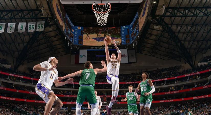 NBA: Luka Doncic 33 pontot szórt Dallasban, meg is verte volt csapatát a Lakersszel