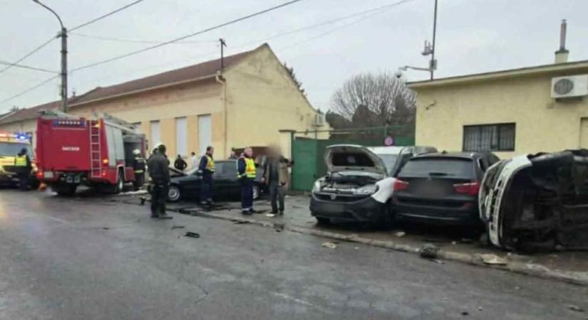 Száguldozó BMW tarolt Gyöngyösön – megszólalt az összetört autó tulajdonosa