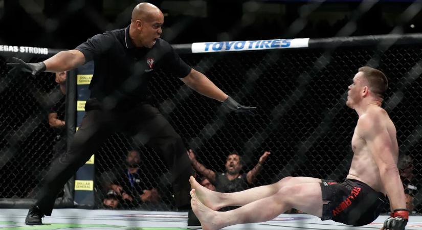 Sokkoló jelenetek: a bírót kellett ápolni a ketrecharcgálán – videó