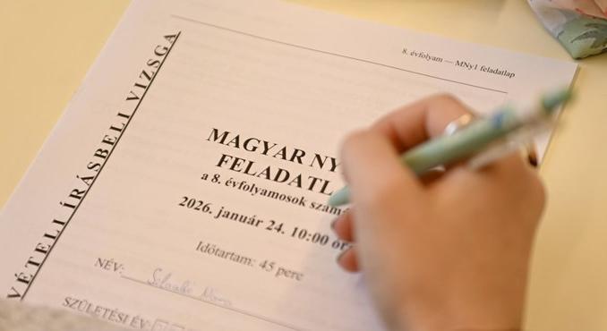 Középiskolai felvételi 2025: megvannak az első kijavított feladatlapok
