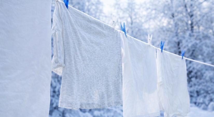 Fagyszárítás: Fagypont alatt is érdemes kint teregetni