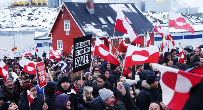 Grönlandi tüntetés, spanyol vonatbaleset és pesmerga harcos a hét képein