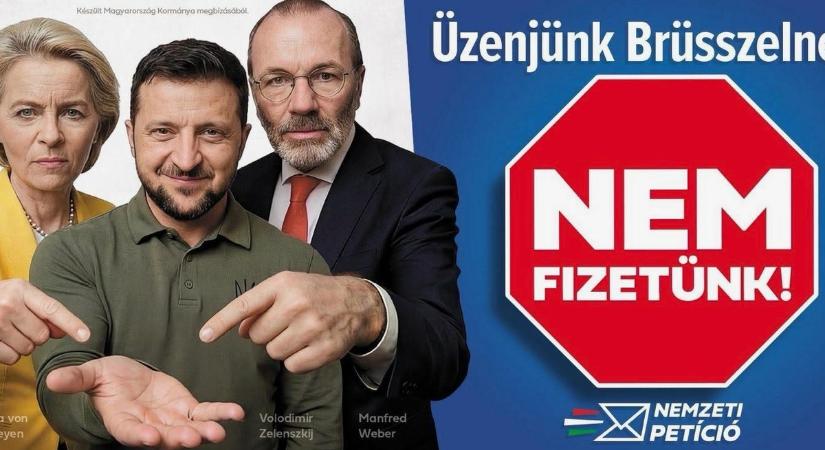 Magyarország Kormánya Nemzeti Petíciót indít, hogy megüzenjük Brüsszelnek: NEM FIZETÜNK!