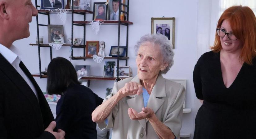 A hosszú élet titka? Munka, család, szeretet – mondja Rózsi néni