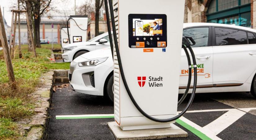 Rekordévet zárt az e-mobilitás Bécsben - 900 új töltőpontot hoztak létre